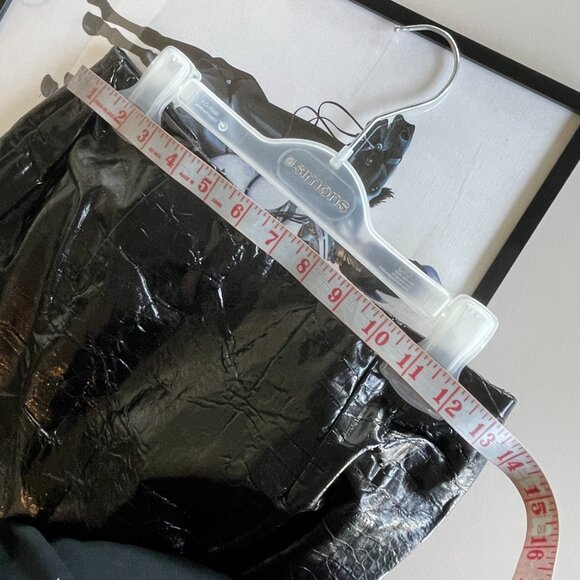 Crinkle Faux Leather Mini Skirt - Picture 7 of 8